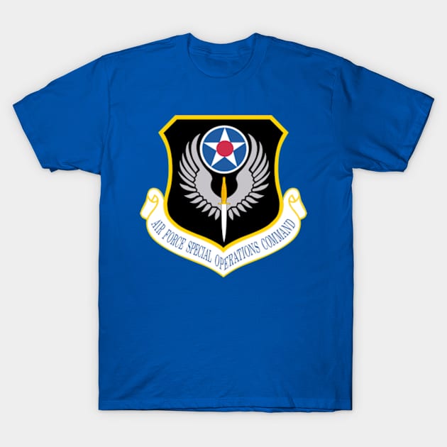 AFSOC - Air Force Special Operations Command T-Shirt by Desert Owl Designs